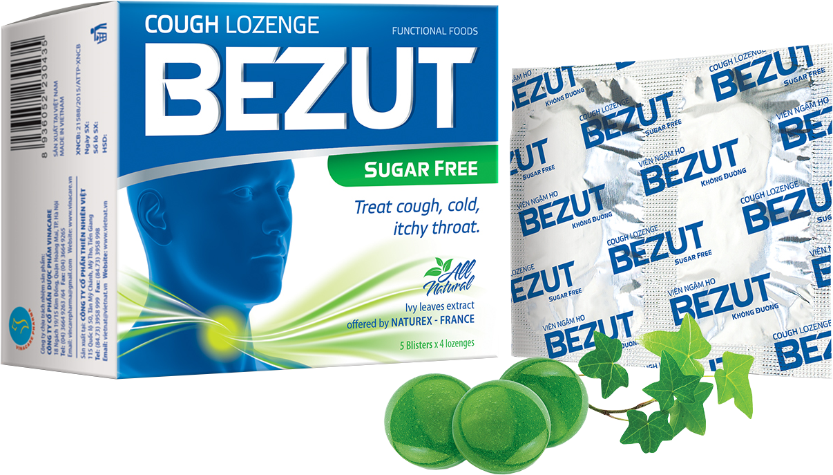 BEZUT COUGH LOZENGE - SUGAR FREE